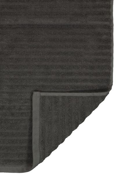 serviette de bain 70x140 qualité épaisse tissu relief gris foncé gris foncé serviette 70 x 140 - 5200192 - HEMA