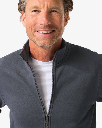 herenvest Nielson donkergrijs donkergrijs - 2101450DARKGREY - HEMA