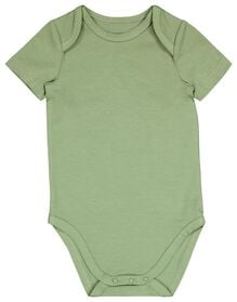 Baby-Body mit Elasthan grün grün - 1000026436 - HEMA
