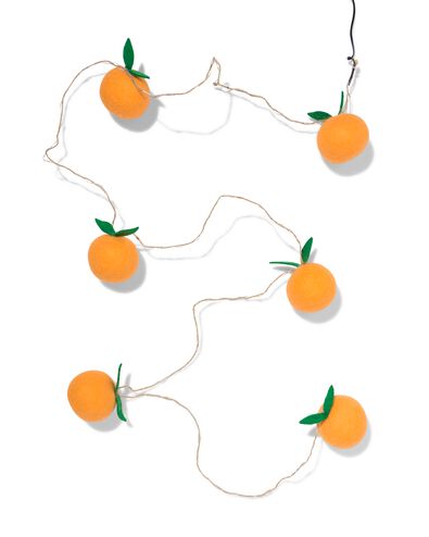 guirlande lumineuse 6 m avec 6 oranges pour une utilisation int&eacute;rieure et ext&eacute;rieure - 41822203 - HEMA
