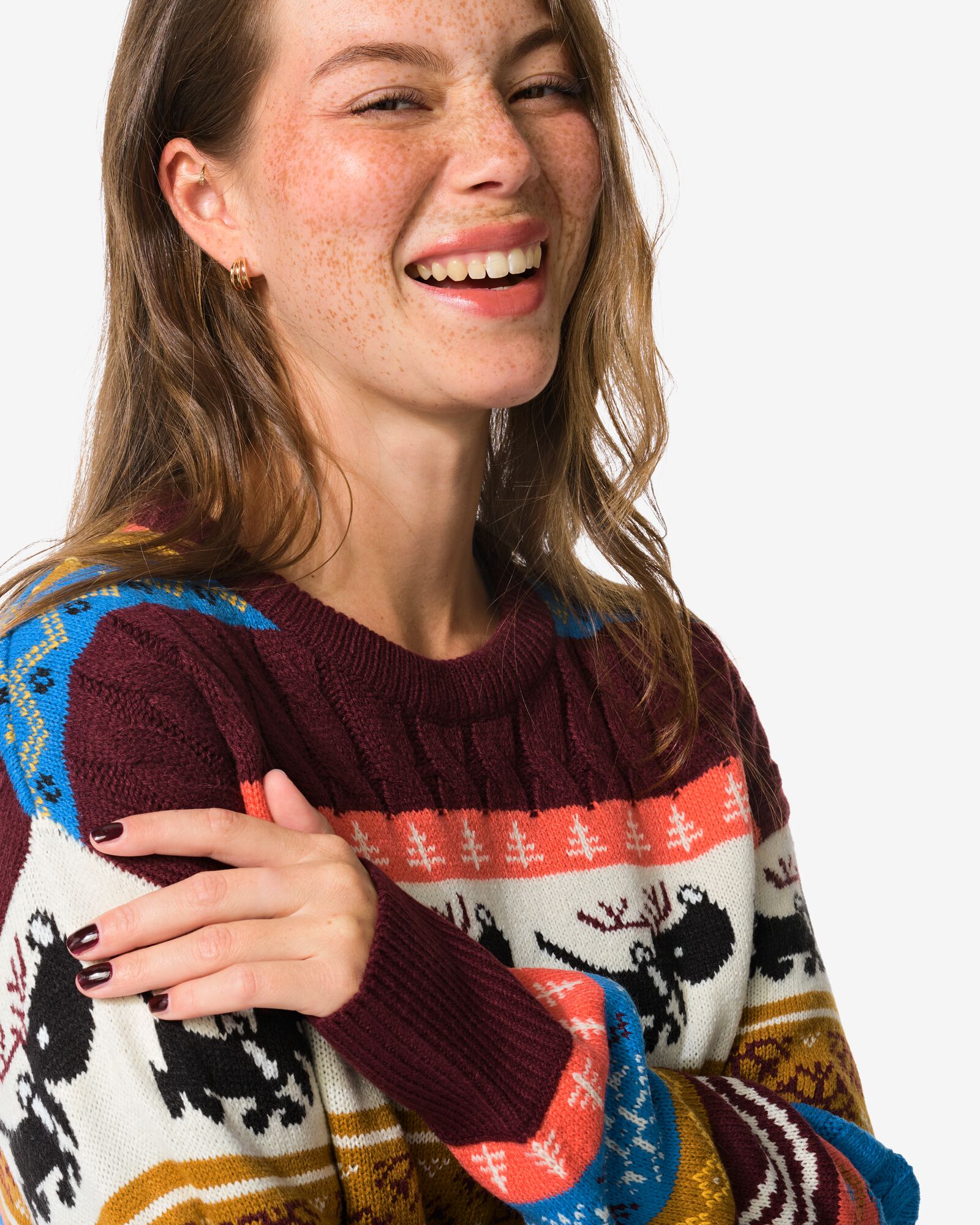 pull de No&euml;l Takkie pour adultes multi - 36205670MULTI - HEMA