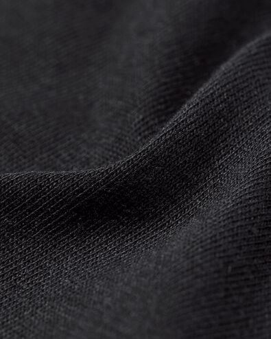 heren T-shirt regular fit zwart zwart - 2190310BLACK - HEMA