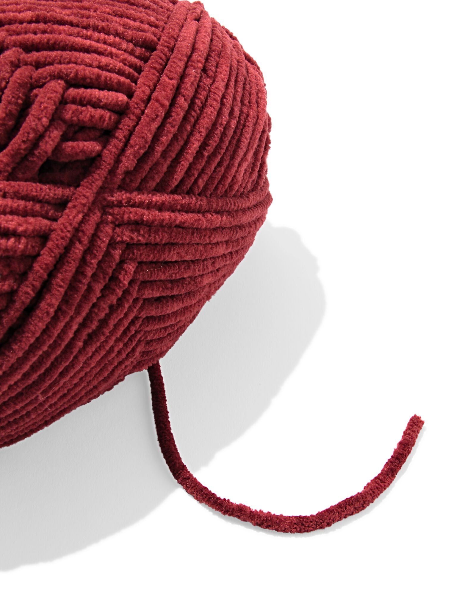 Chenillegarn, 100 g, 110 m, Bordeauxrot - 60702880 - HEMA