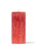 bougie rustique Ø5x11 rouge brique - 13502816 - HEMA