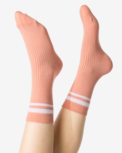 damessokken driekwart sportief - 5 paar terra terra - 4290405TERRA - HEMA