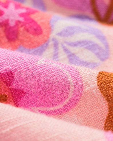 kinderjurk A-lijn bloemen roze roze - 30848504PINK - HEMA