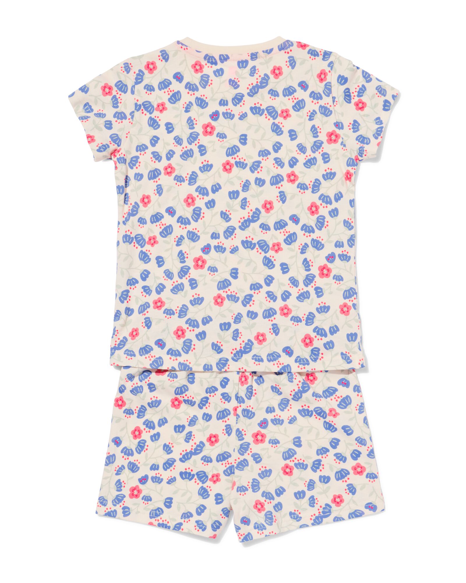 kindershortama bloemen gebroken wit gebroken wit - 23003460OFFWHITE - HEMA