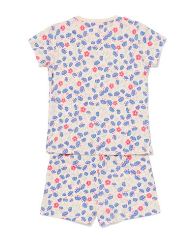 kindershortama bloemen gebroken wit gebroken wit - 23003460OFFWHITE - HEMA