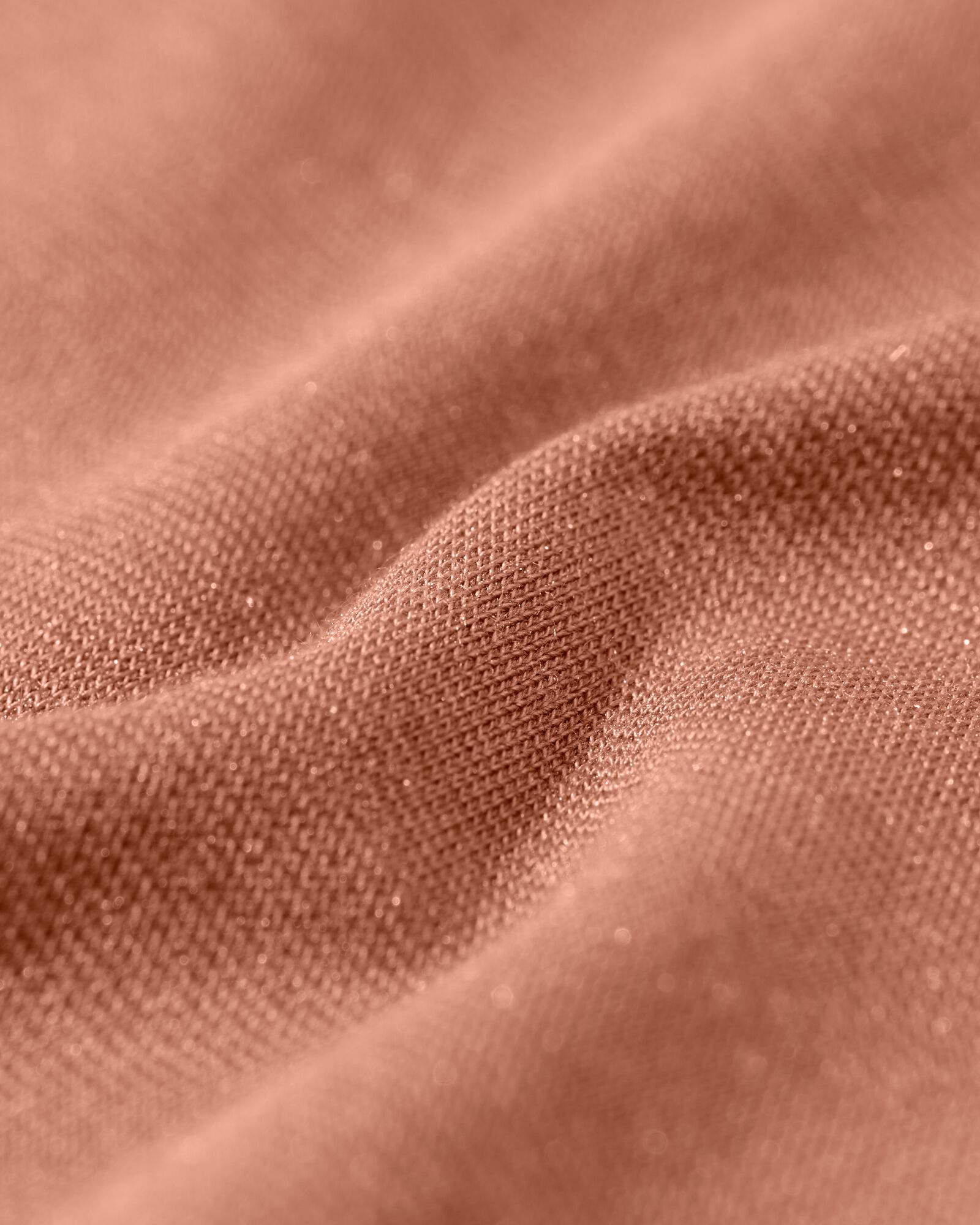 dames temptech T-shirt lange mouw middenbruin middenbruin - 19670671MIDBROWN - HEMA