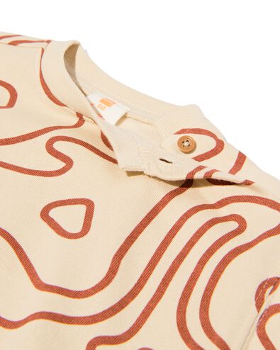 Babypullover aus Sweatstoff mit Swirl-Print ecru ecru - 33188570ECRU - HEMA