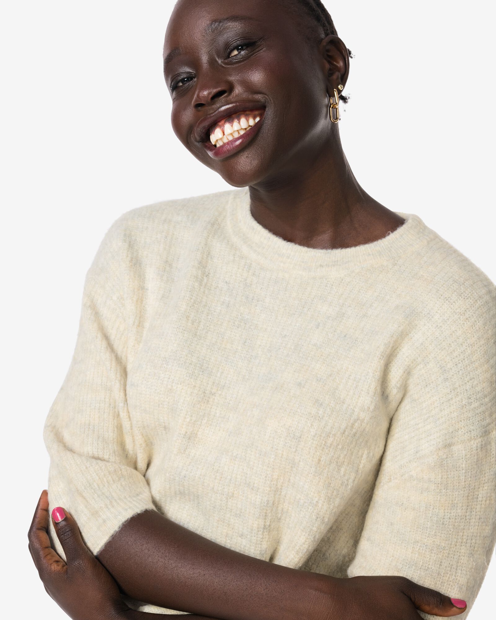 Damenpullover Grace, Feinstrick eierschalenfarben eierschalenfarben - 36207080OFFWHITE - HEMA