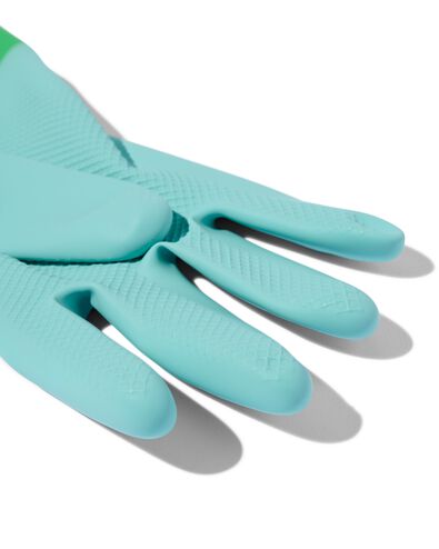 gants de ménage en latex bleus L (8-8,5) - 20540033 - HEMA