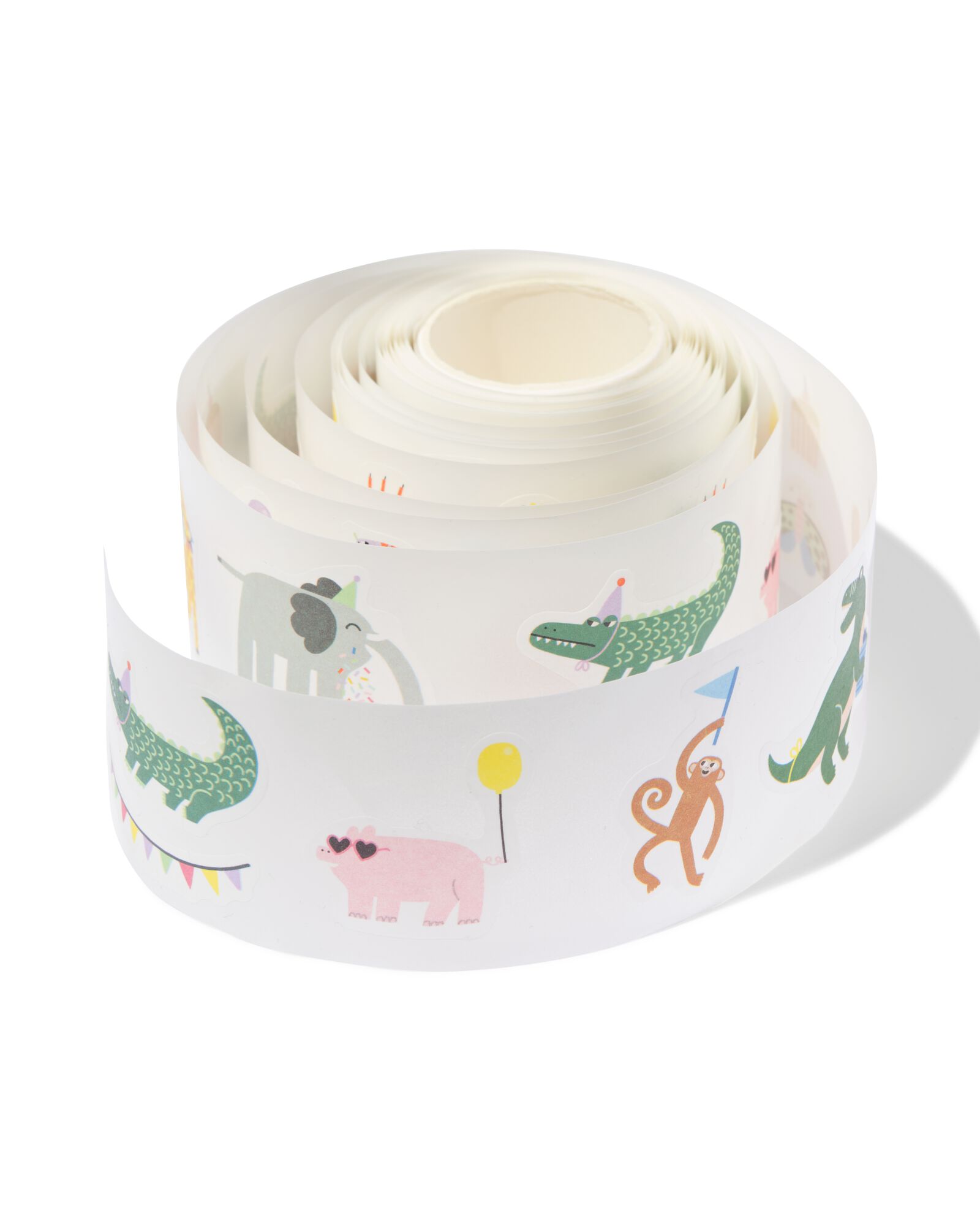autocollants en rouleau 4m animaux festifs - 15900324 - HEMA