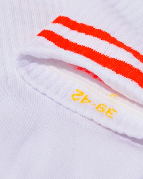 Socken, Cremeschnitte, orange weiß weiß - 1000031055 - HEMA