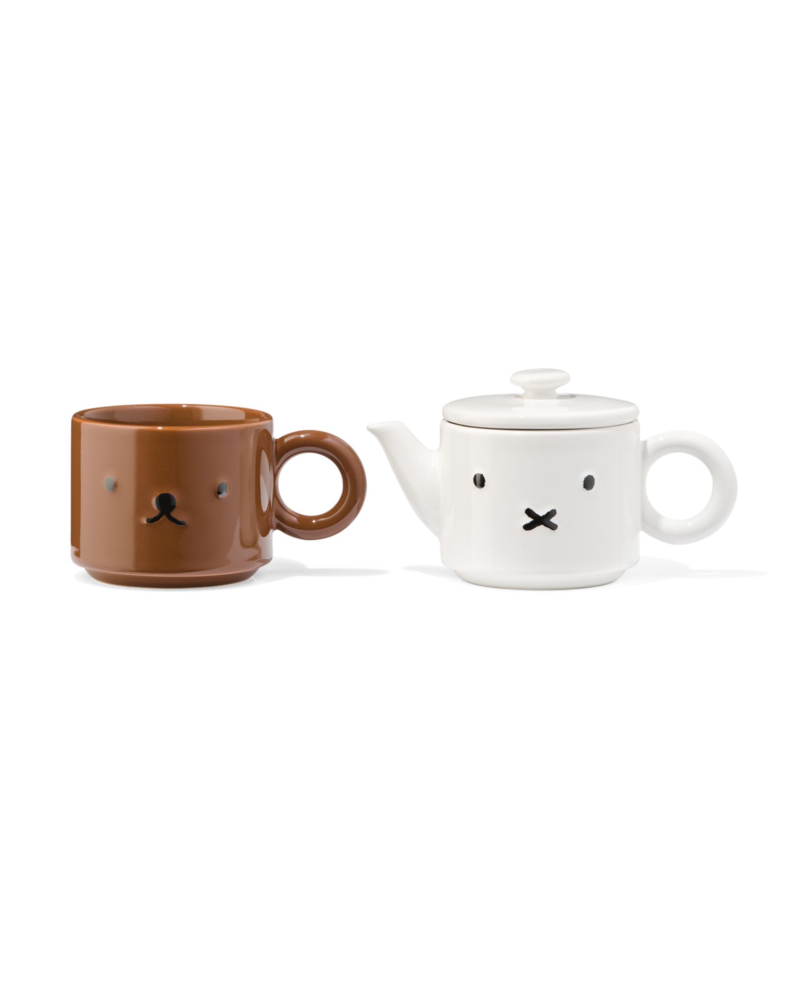 theepot 16.8 x 9 x 16.5cm Nijntje keramiek - 60410355 - HEMA