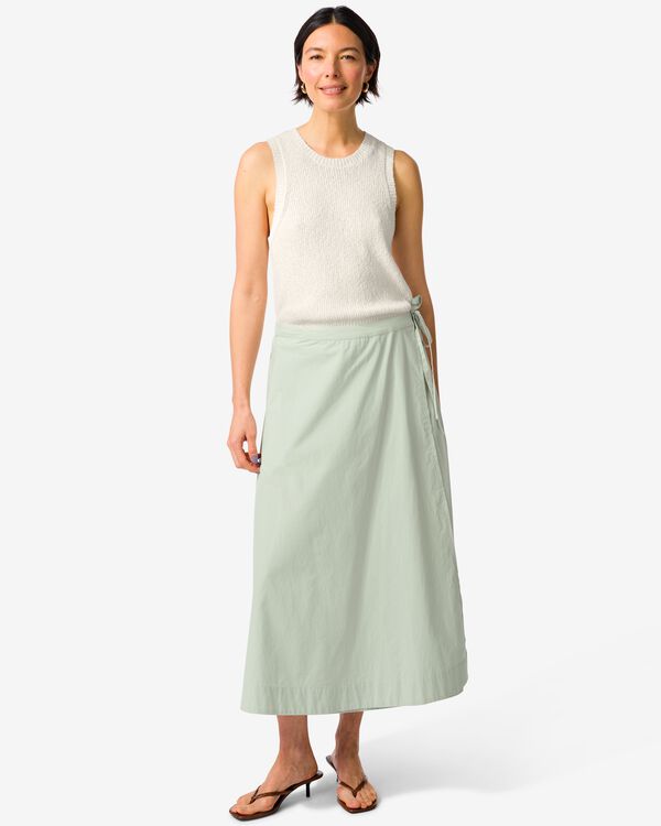 Damenrock, A-Linie, Popeline hellgr&uuml;n hellgr&uuml;n - 36210260LIGHTGREEN - HEMA