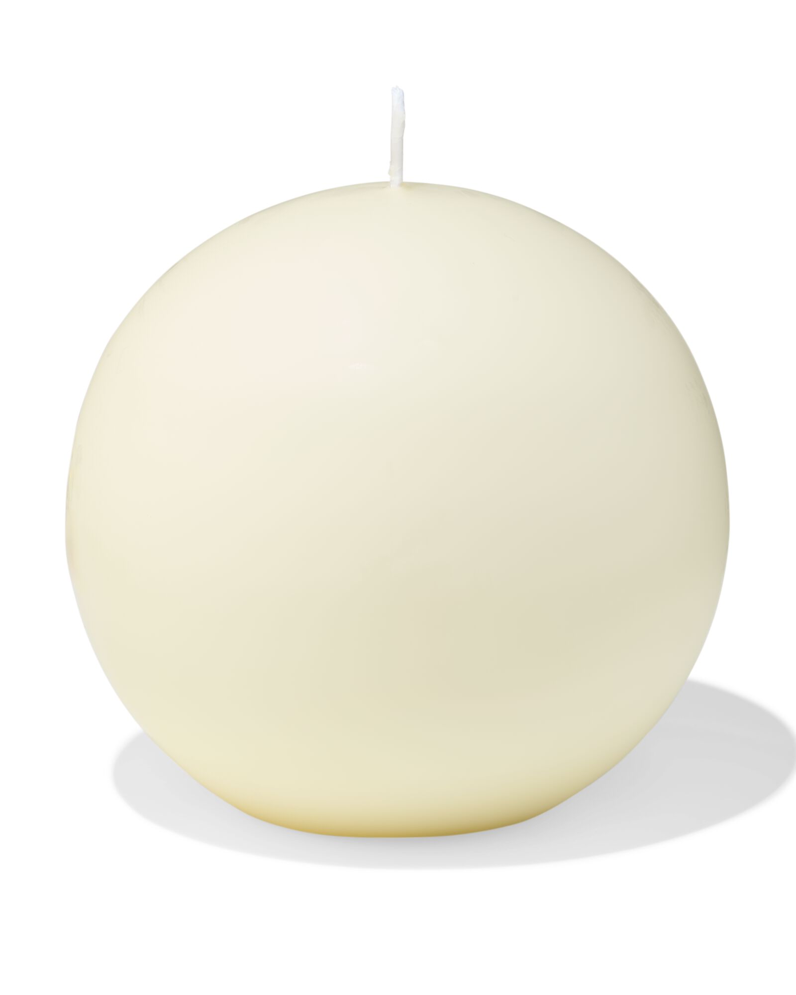 Kugelkerze, &Oslash; 14,5 cm, Elfenbein - 13506139 - HEMA