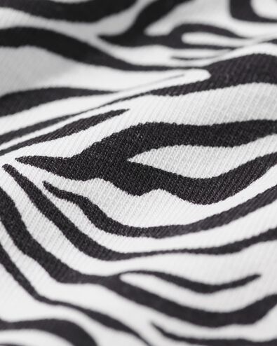 culottes hipsters femme coton animal - 2 pi&egrave;ces noir noir - 19602004BLACK - HEMA