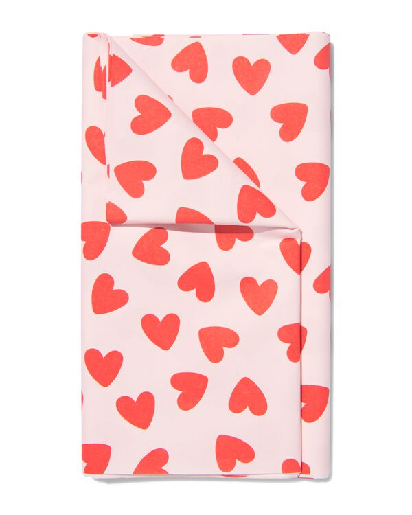 Tischdecke, 220 &times; 138 cm, Papier, Herz - 14250380 - HEMA