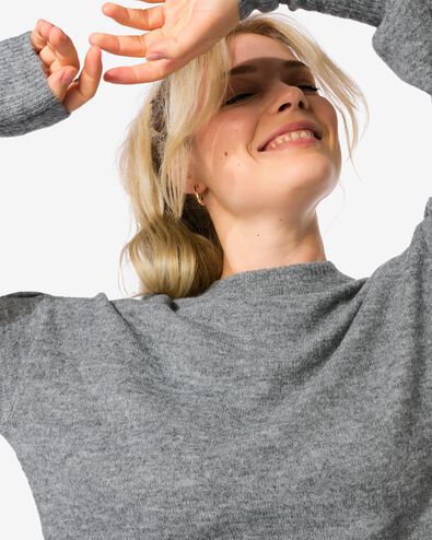 Damenpullover Havanna Feinstrick  hellgrau - 36277260LIGHTGREY - HEMA