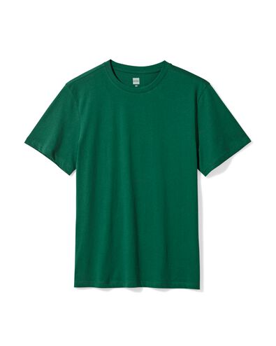 Herren-T-Shirt dunkelgr&uuml;n dunkelgr&uuml;n - 2190370DARKGREEN - HEMA
