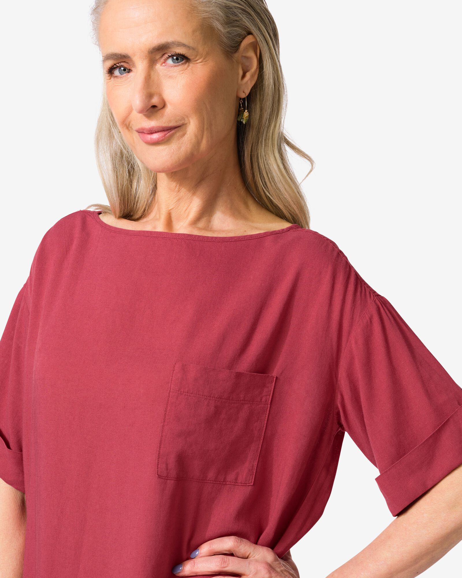 Damenkleid Tony Relaxed Fit rot rot - 36211560RED - HEMA