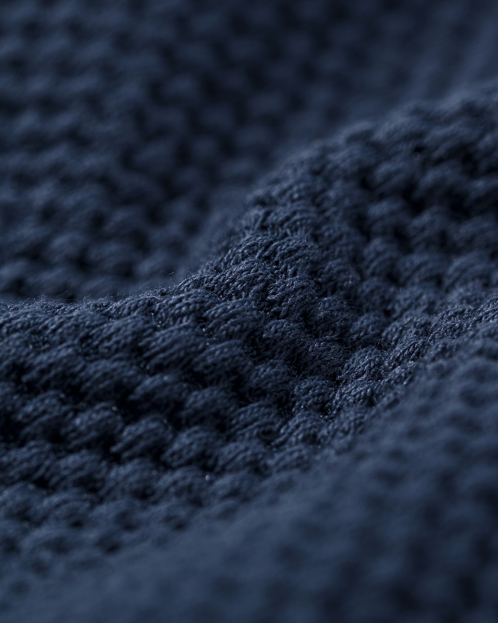 t-shirt femme Kacey structur&eacute; bleu fonc&eacute; - 36291275DARKBLUE - HEMA