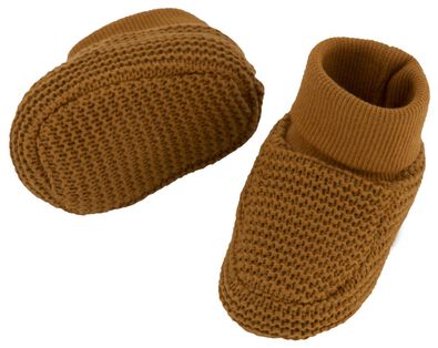 chaussons nouveau-né tricot marron - 1000020521 - HEMA