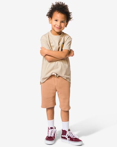 Kurze Hose f&uuml;r Kinder, Waffel hellbraun - 30795074LIGHTBROWN - HEMA