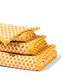 serviettes de bain - qualité épaisse - pois jaune ocre jaune ocre - 1000015149 - HEMA
