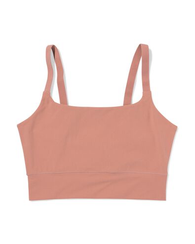 haut non pr&eacute;form&eacute; sans armatures - ultimate comfort marron clair L - 21801183 - HEMA