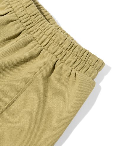babybroek comfy fit sweatstof olijf olijf - 33184770OLIVE - HEMA