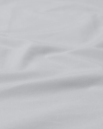 drap-housse - hôtel percale de coton - 160 x 200 cm - gris clair - 5140119 - HEMA