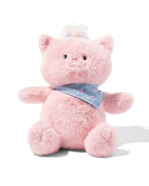 peluche 30x20x40cm chat avec bandana - 61104323 - HEMA