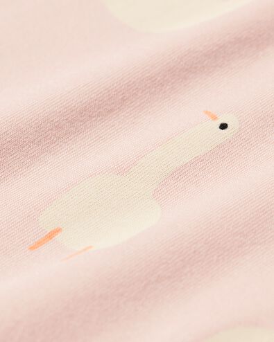 Strampler mit Stretchanteil, G&auml;nse rosa rosa - 33300750PINK - HEMA