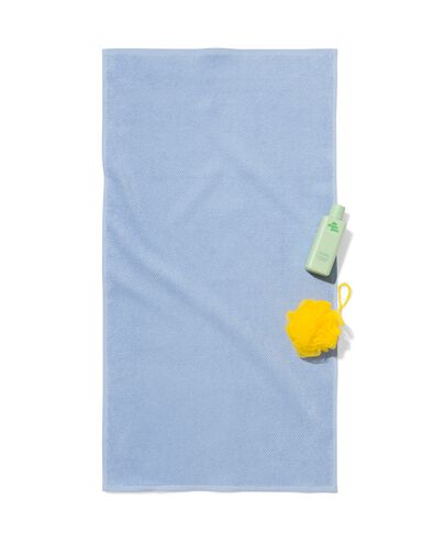 Handtuch, recycelt, Baumwolle hellblau hellblau - 2000000380 - HEMA