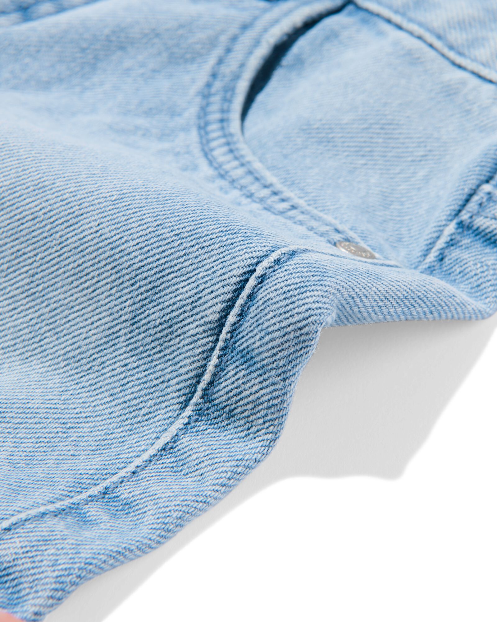 kinder korte broek denim lichtblauw - 30810969LIGHTBLUE - HEMA