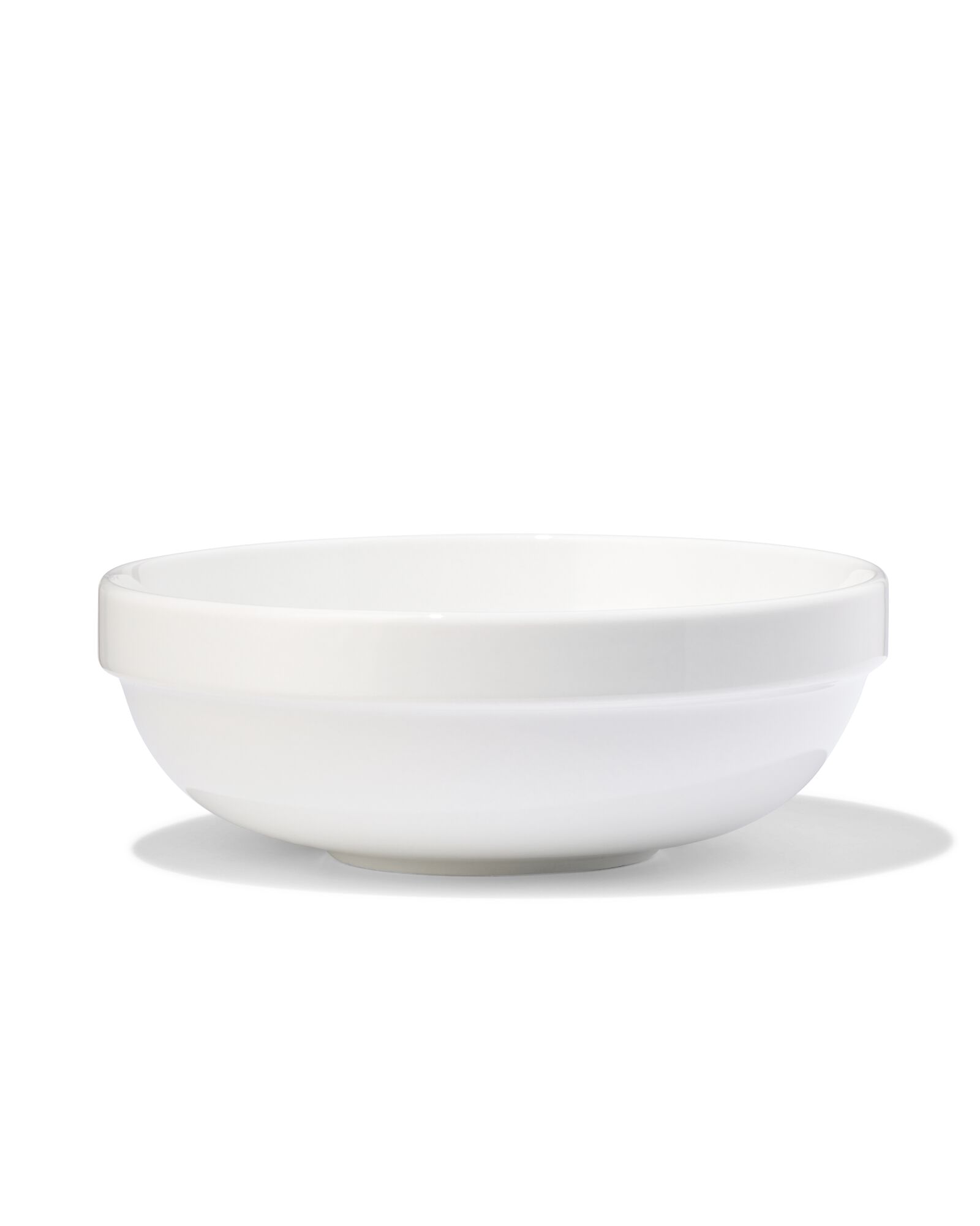 schaaltje ⌀15x5.2cm porselein wit - 4 stuks - 9650333 - HEMA