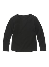 Kinder-Shirt schwarz schwarz - 1000013503 - HEMA