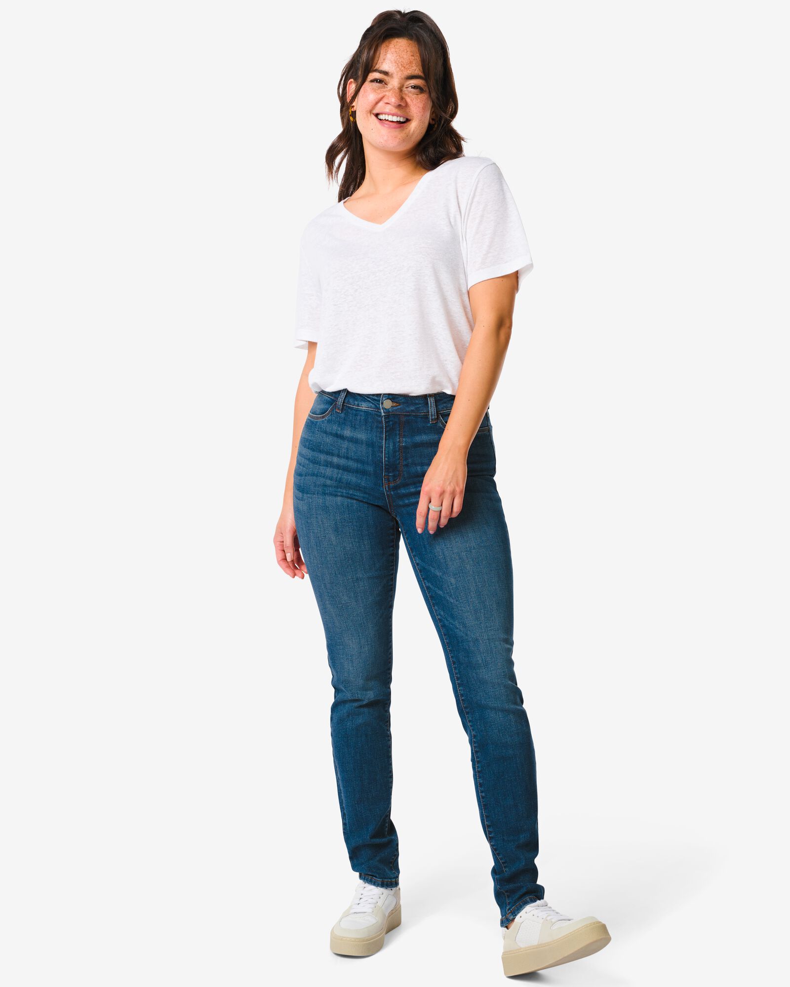 hema jean femme - modèle skinny bleu moyen (bleu moyen)