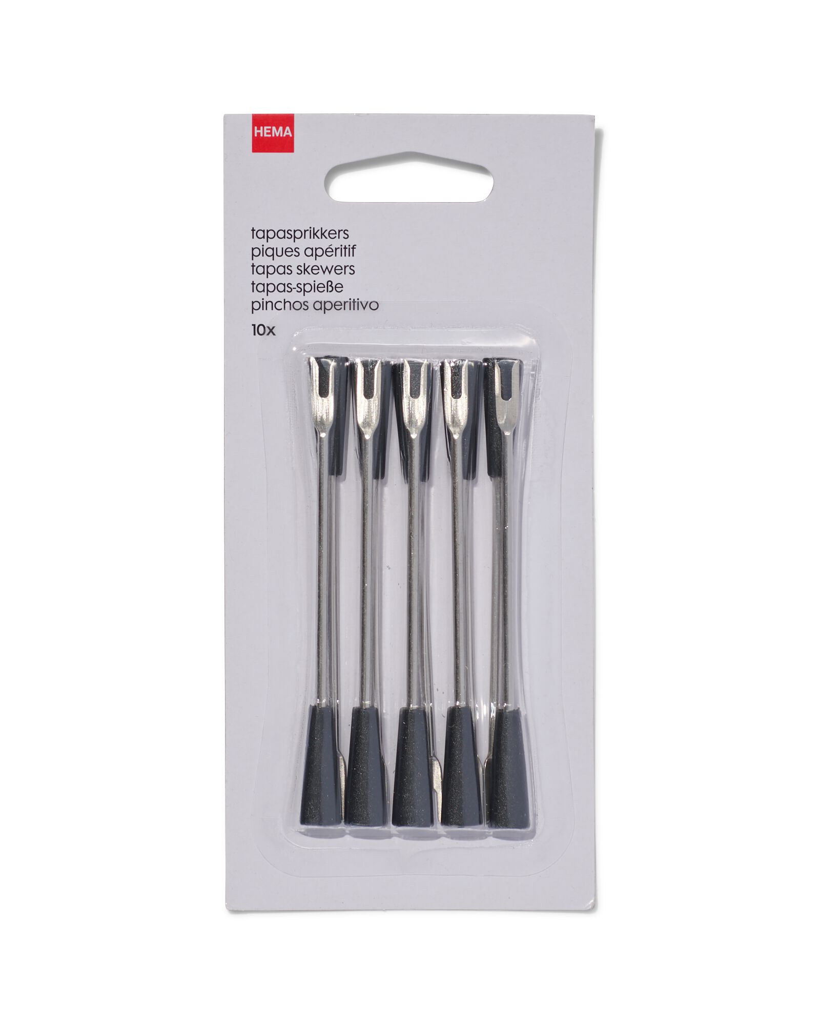 10er-Pack Tapasspie&szlig;e, Edelstahl - 80890014 - HEMA