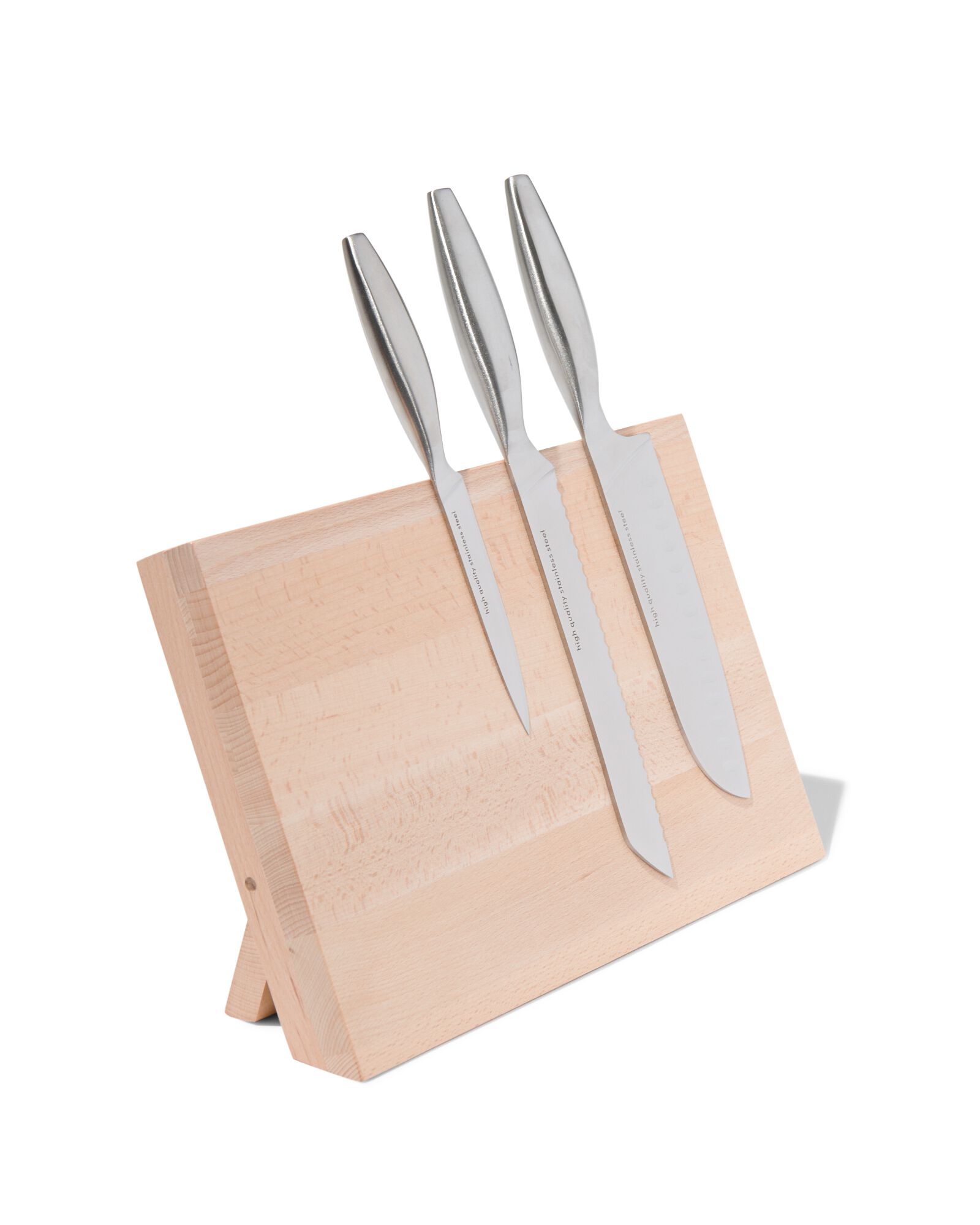 bloc &agrave; couteaux magn&eacute;tique 22x33x12.5 bois - 80810310 - HEMA