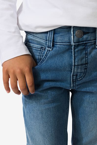 kinderbroek jogdenim skinny fit middenblauw middenblauw - 30776003MIDBLUE - HEMA