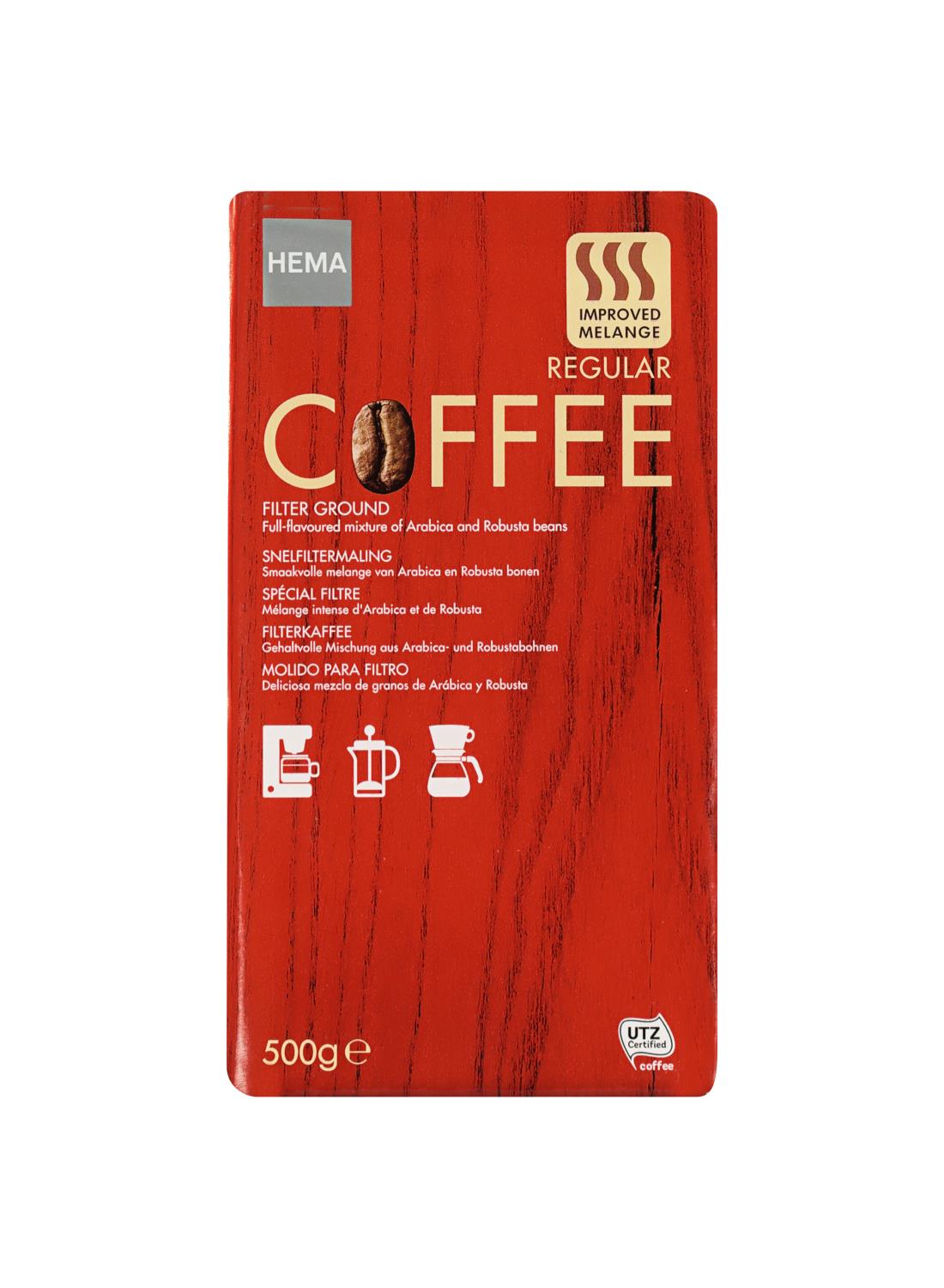 Paleis Karakteriseren Verpersoonlijking filterkoffie regular - 500 gram - HEMA