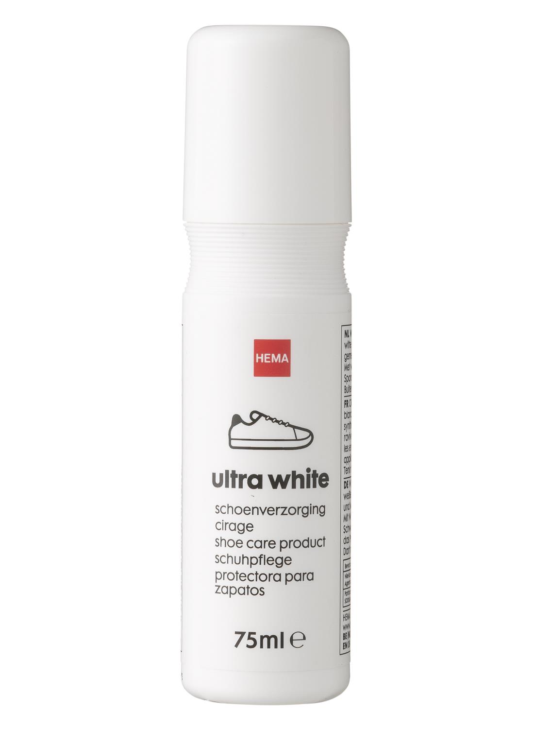schoenverzorging 75 ml ultra wit - HEMA