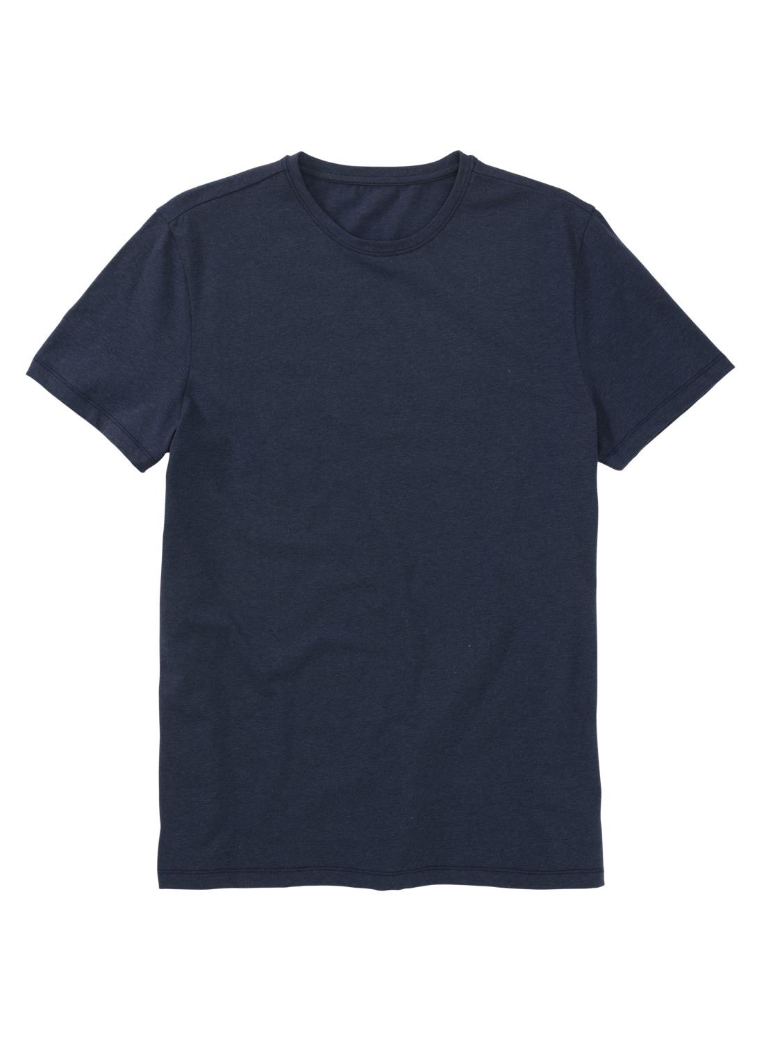 heren t-shirt blauw - HEMA