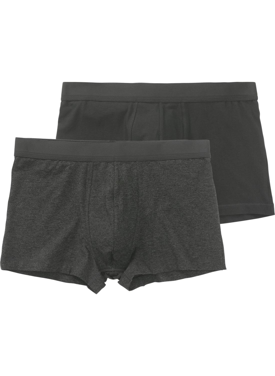 2-pack men's boxer shorts grey - HEMA