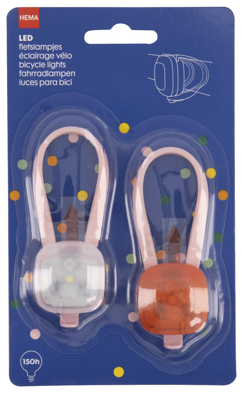 LED fietslampjes - 2 stuks - HEMA