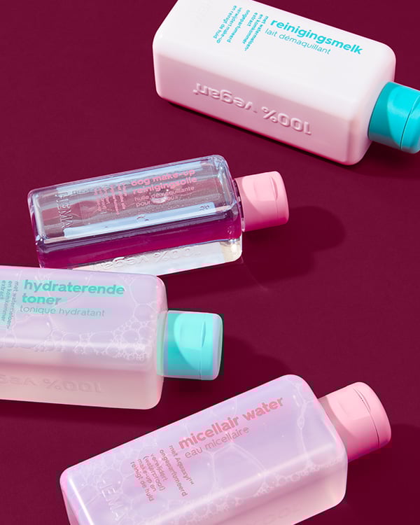 micellair water, toner, melk, oogmake-up remover