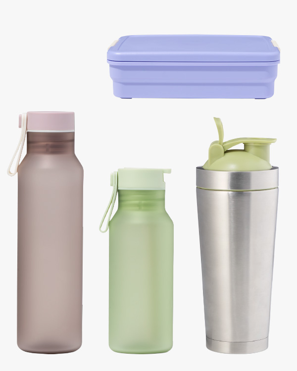 gourdes et lunch boxes